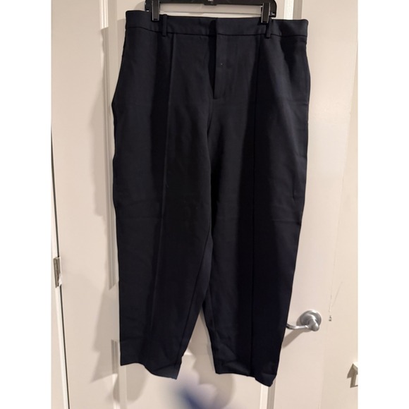 Eloquii Pants - Eloquii Black Wide Leg Cropped Pants Womens Size 16‎